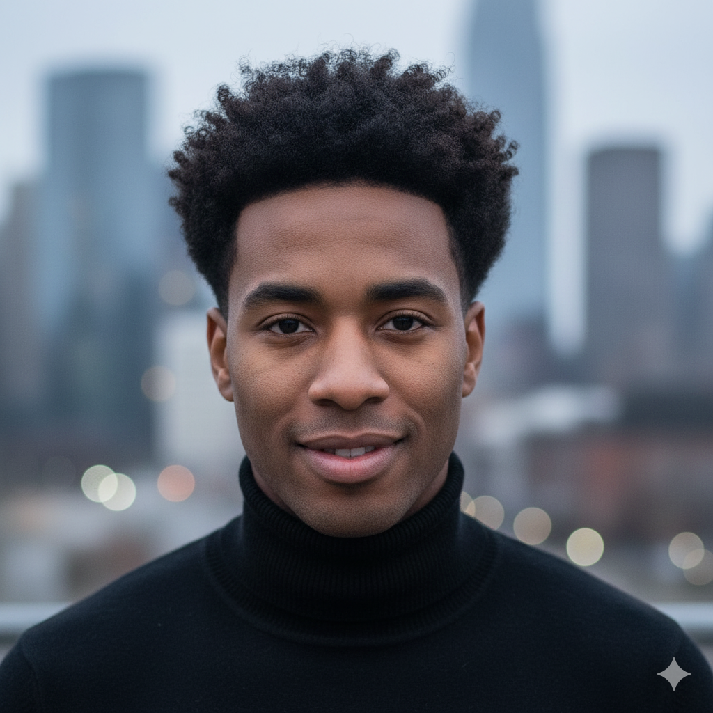 curly top fade hairstyle