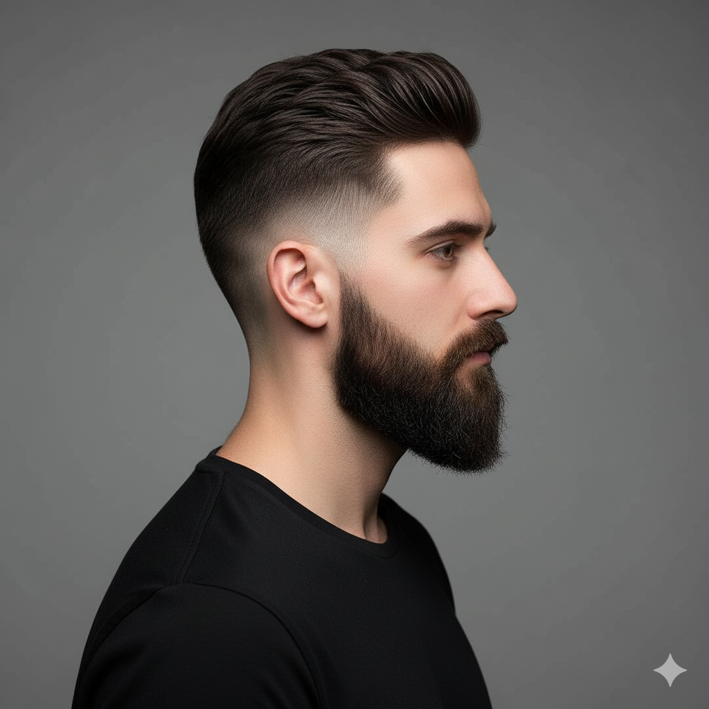 mid skin fade haircut