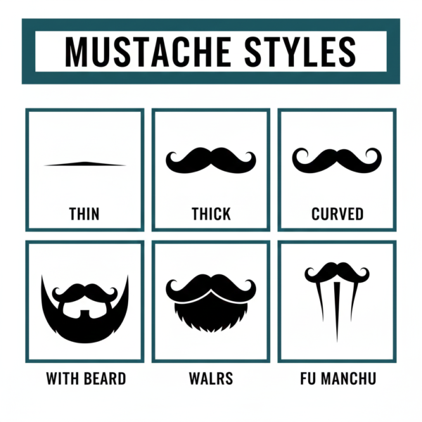 The Complete Guide to Mustache Styles Shapes, Grooming & Style
