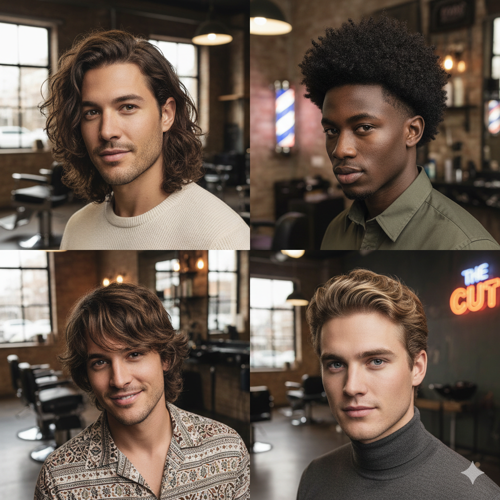 Curly & Wavy Haircuts for Men