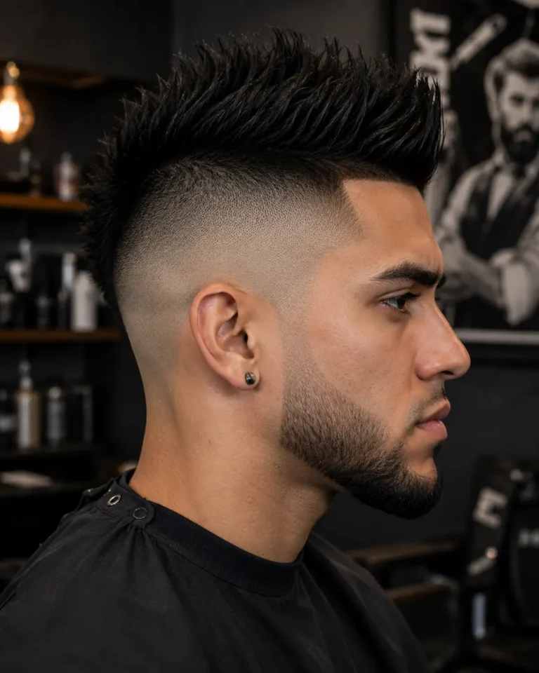 High Fade with Mohawk