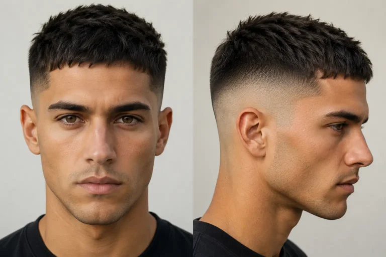 Low Skin Fade with Textured Crop