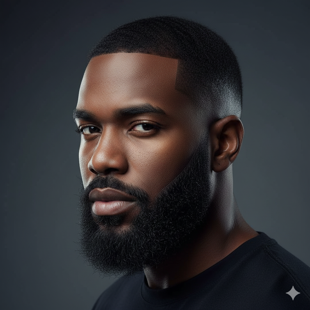 Man with a clean skin fade