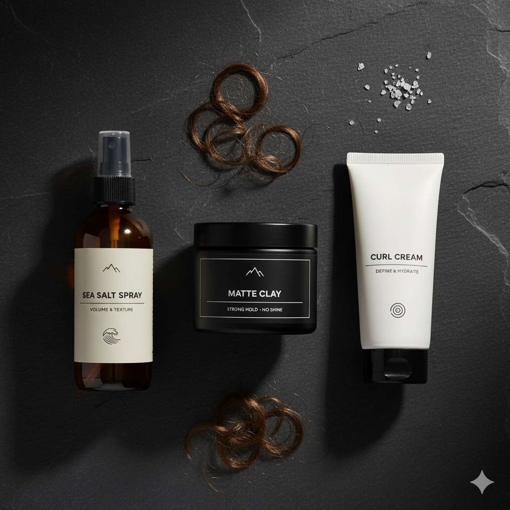 “Men’s hair product kit