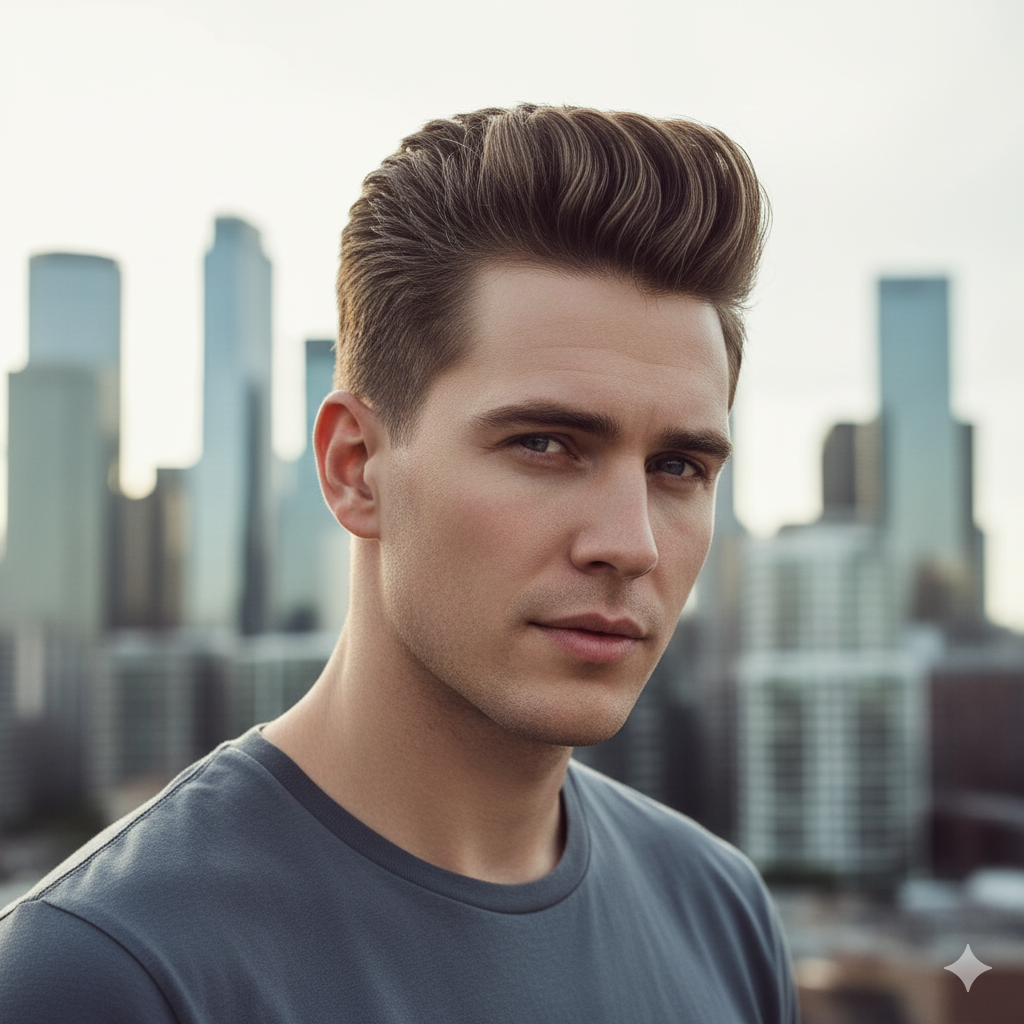 Modern Pompadour Fade
