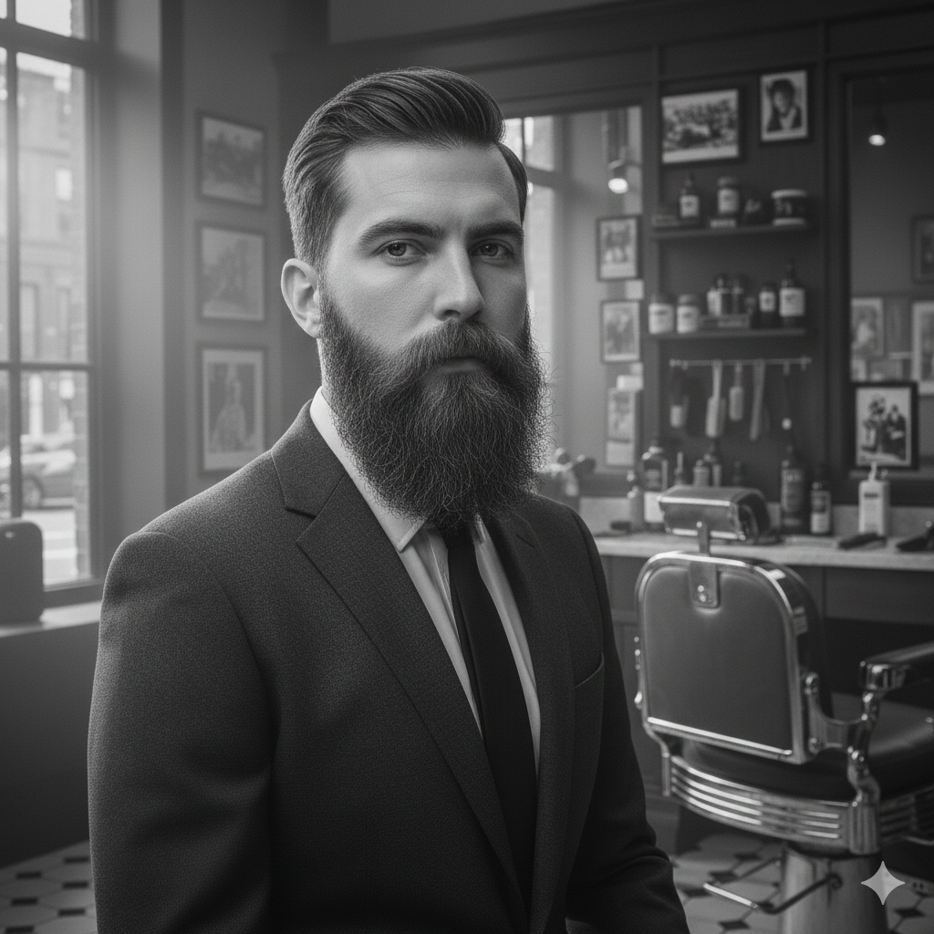 Van Dyke beard on a modern model