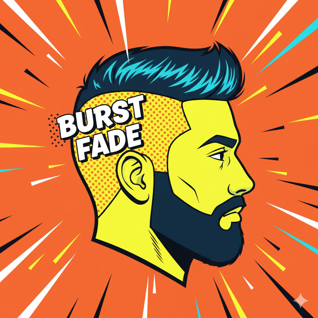 burst fade shape