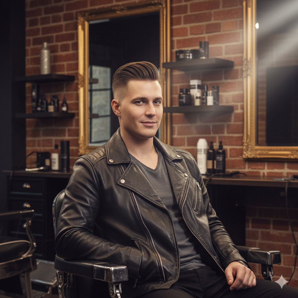 modern man with a classic undercut