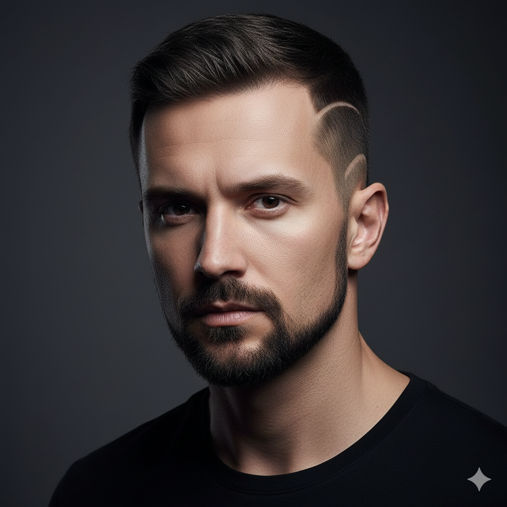 temple carve beard design