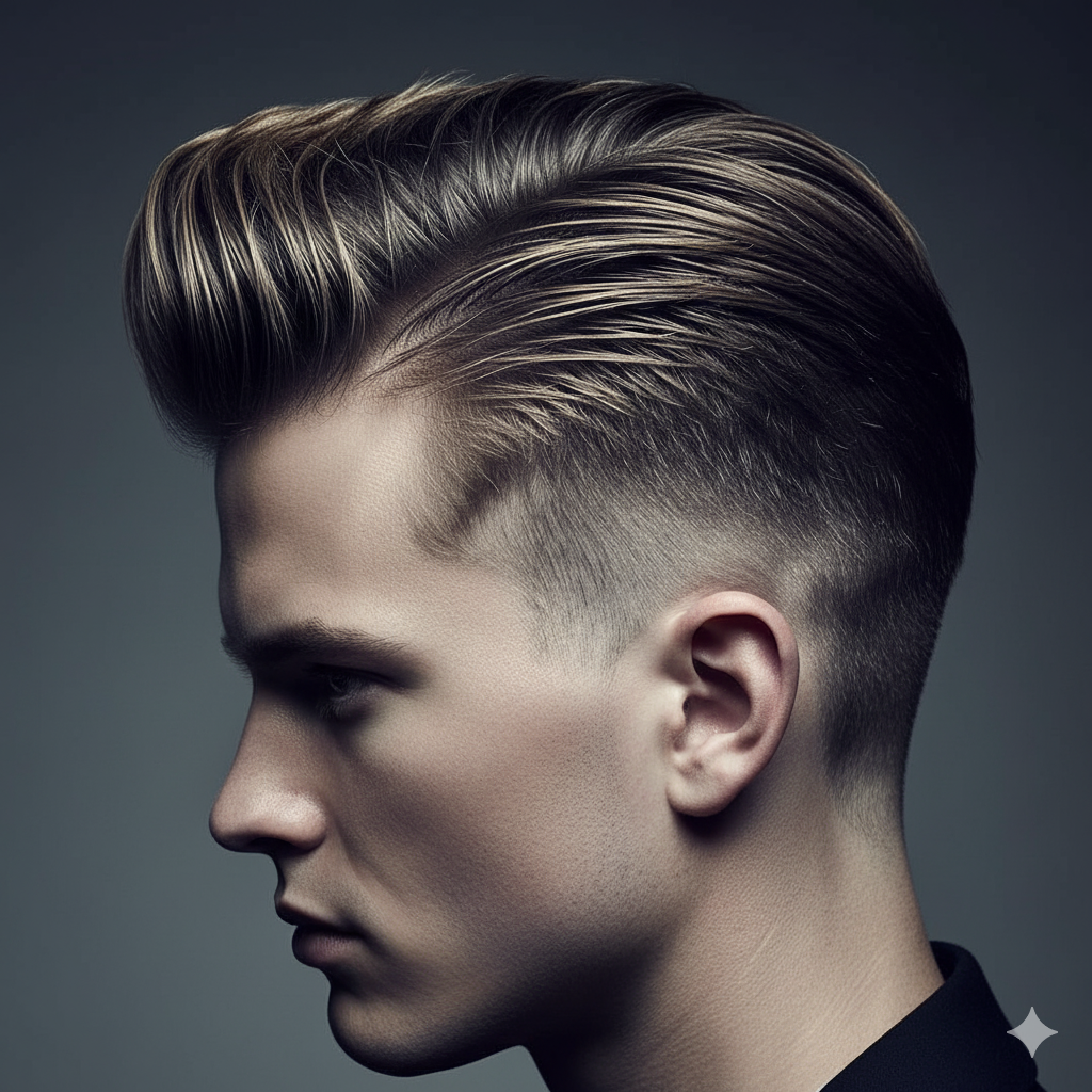 Short French crop haircut for men