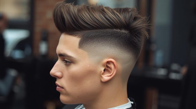 A collage featuring the 'French Crop Mullet.