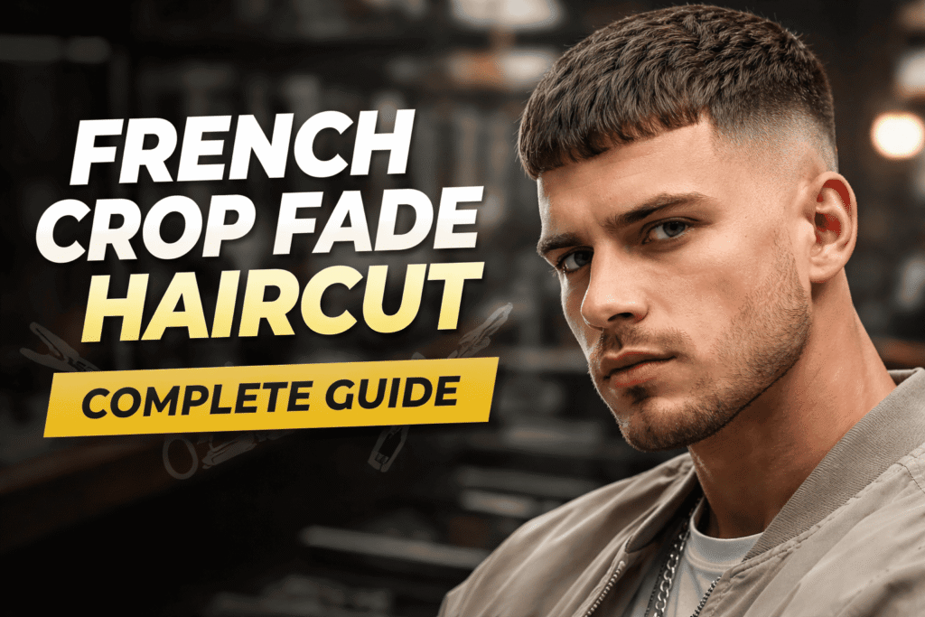 French crop fade haircut guide