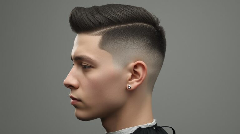 French crop high fade haircut, high fade starting