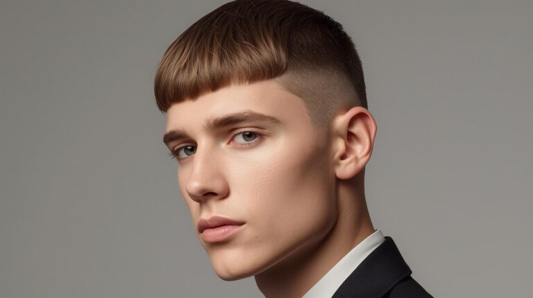 classic French crop haircut