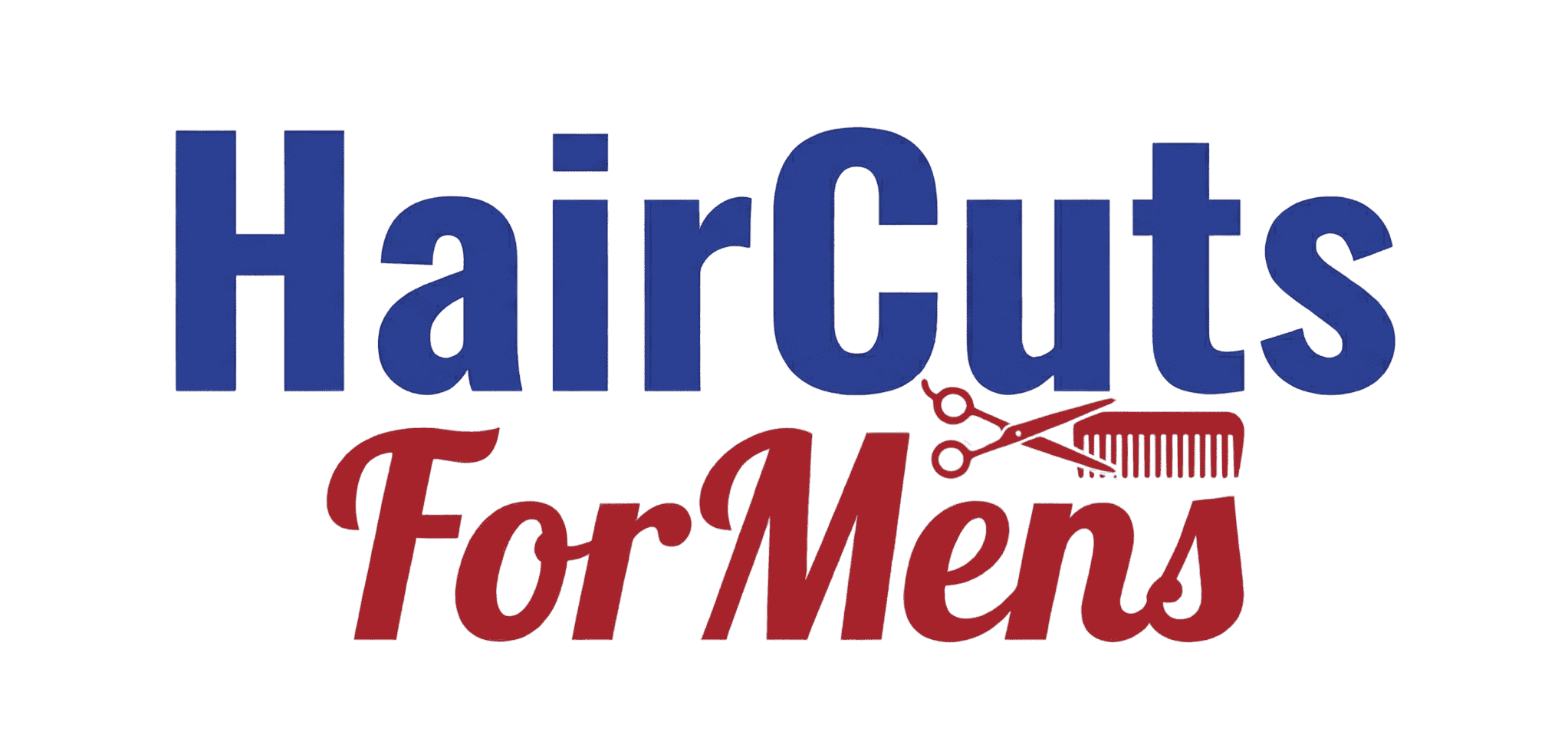 Haircuts for mens logo