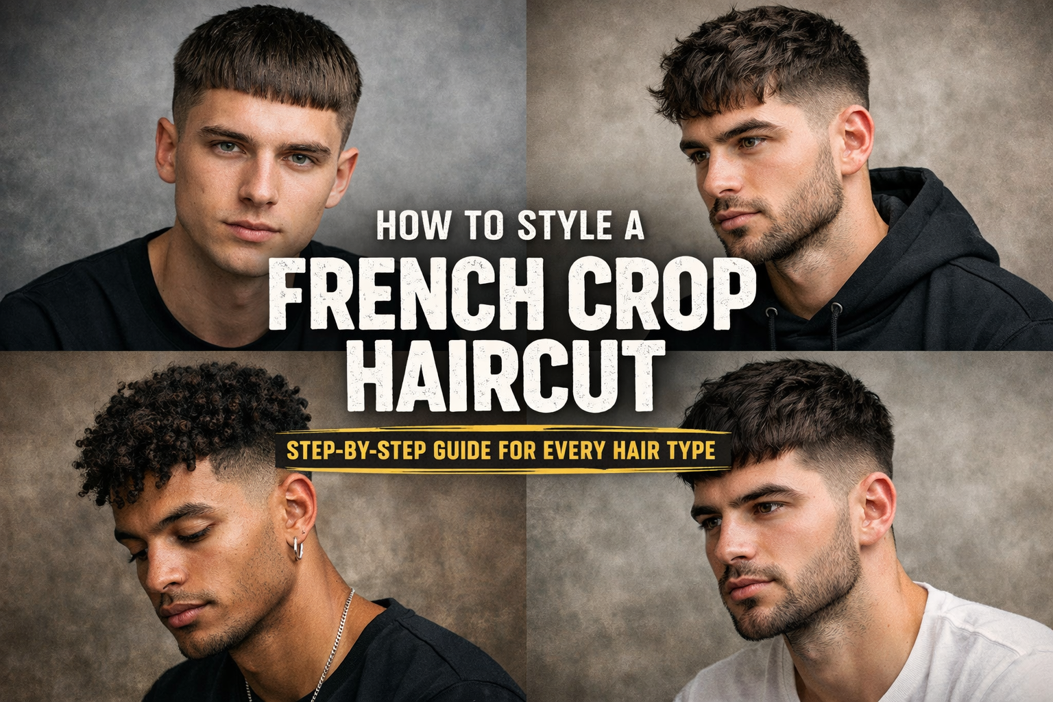 French Crop Haircut: Step-by-Step Guide for Every Hair.