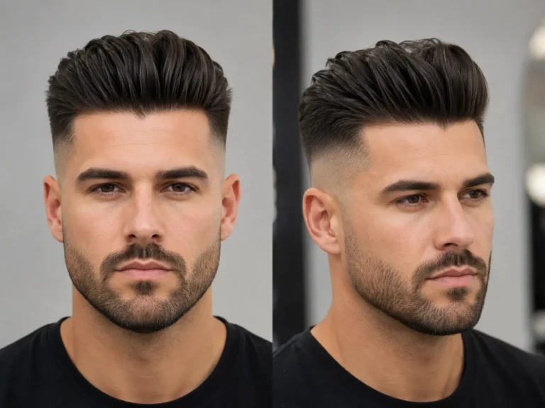 Best haircuts for triangle face men