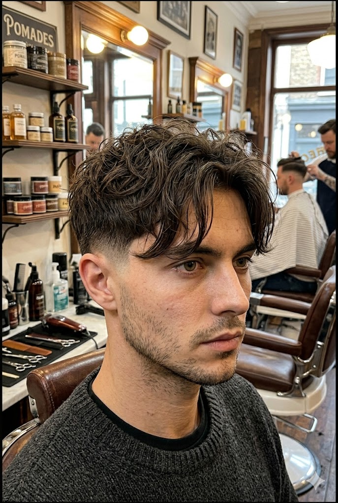 Wolf Cut with Low Taper Fade