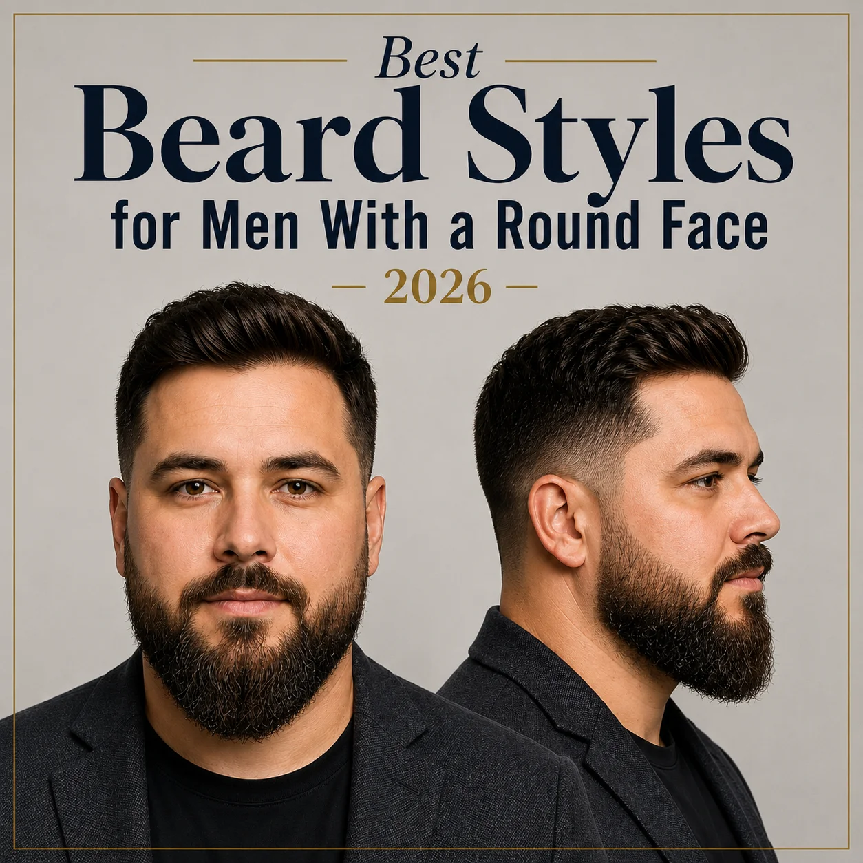 Beard Styles for Men With a Round Face: 18 Flattering Options