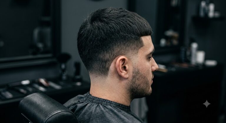 Edgar Cut with Burst Fade