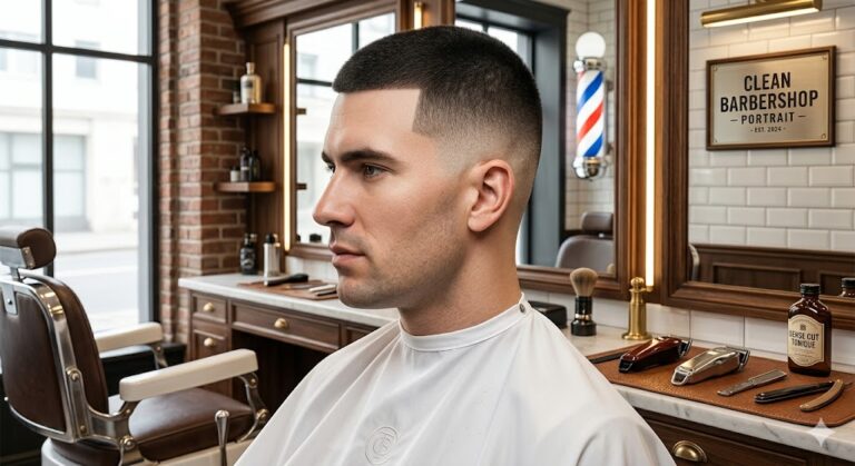 Skin Fade with Buzz Cut