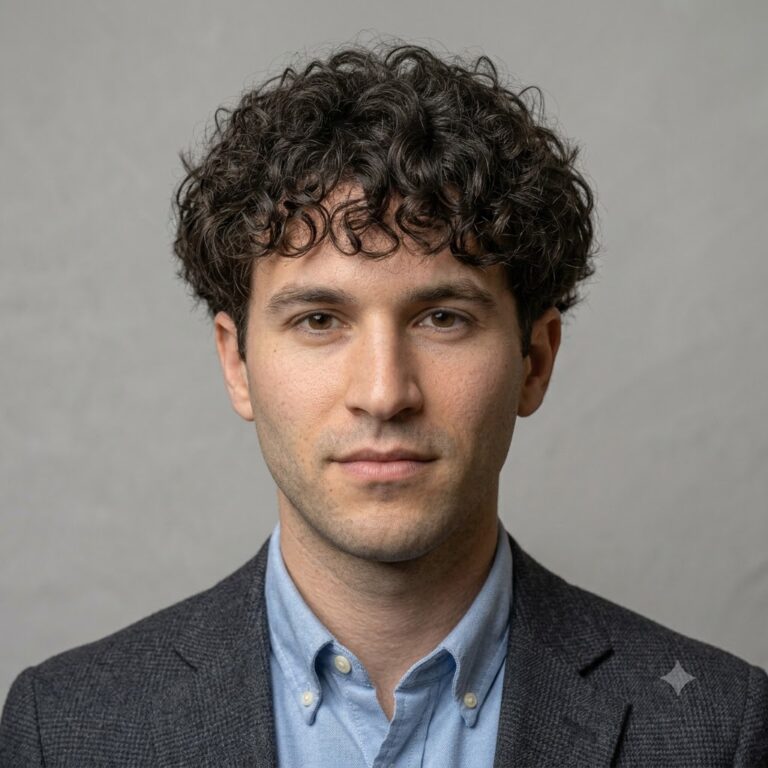 Curly bowl crop haircut for men, modern rounded style
