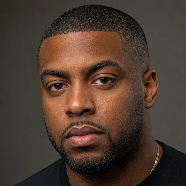 Buzz Cut Black Men Hairstyles for Short Hair