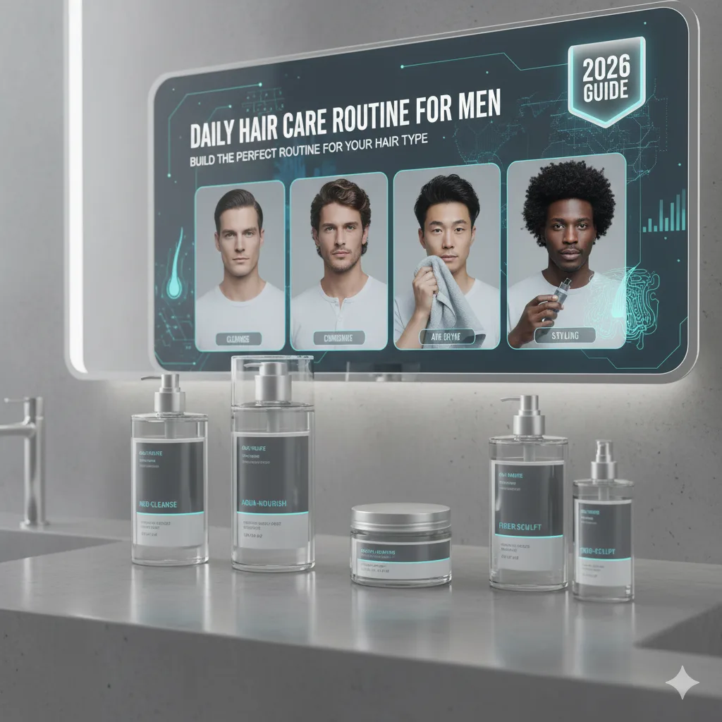 Daily Hair Care Routine for Men: A Simple Routine for Every Hair Type (2026)