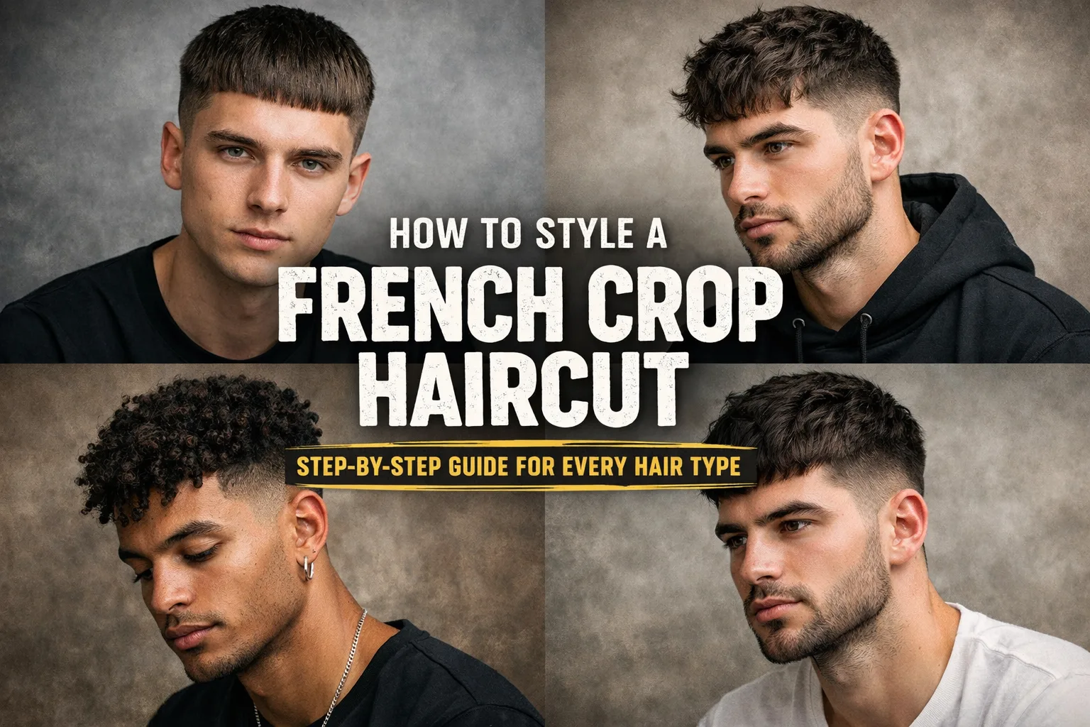 How to Style a French Crop Haircut: Step-by-Step Guide for Every Hair Type