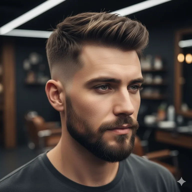 Textured Crop Short Boxed Beard