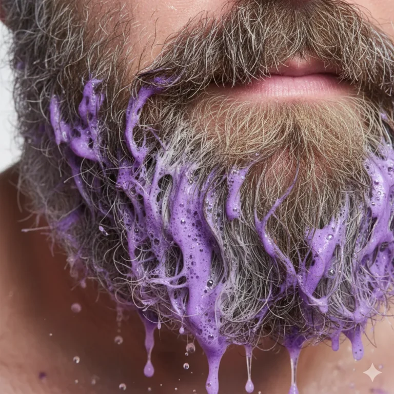 Use a Purple Beard Shampoo