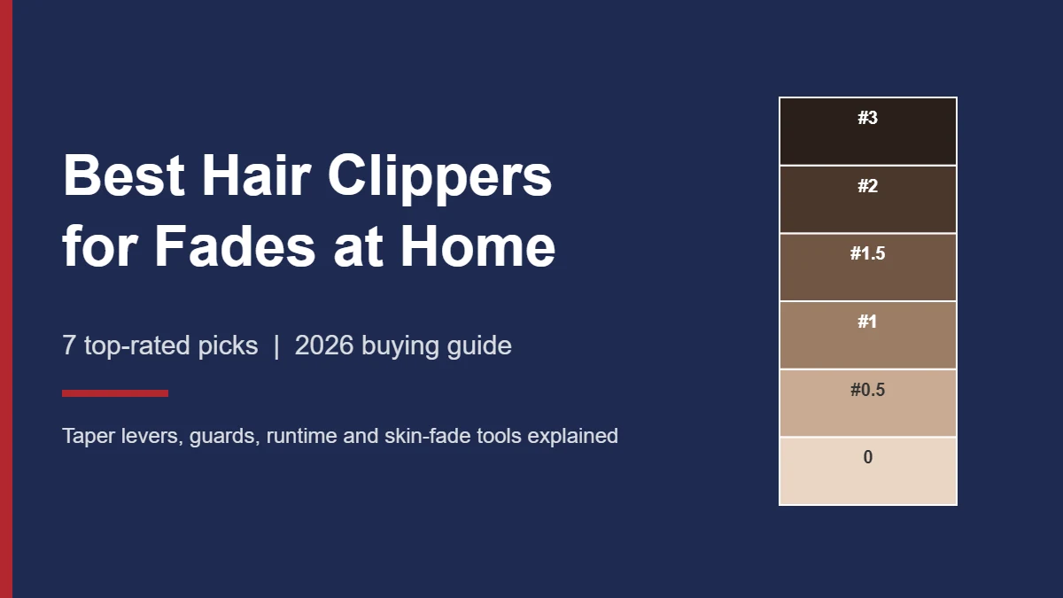 Best Hair Clippers for Fades at Home (2026): 7 Top-Rated Picks