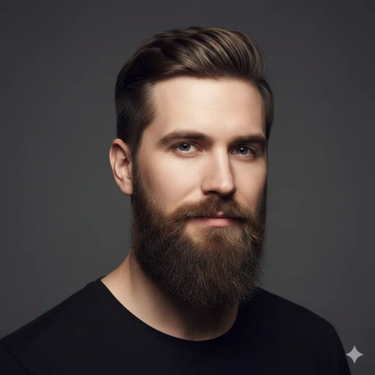 Geometric box beard line up
