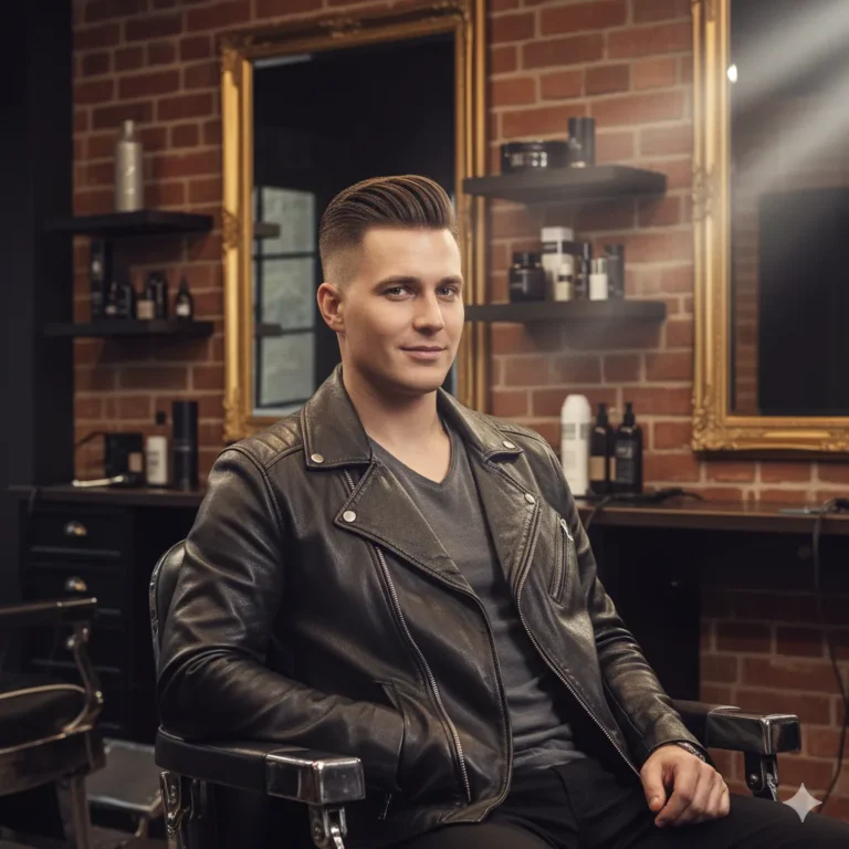 modern man with a classic undercut